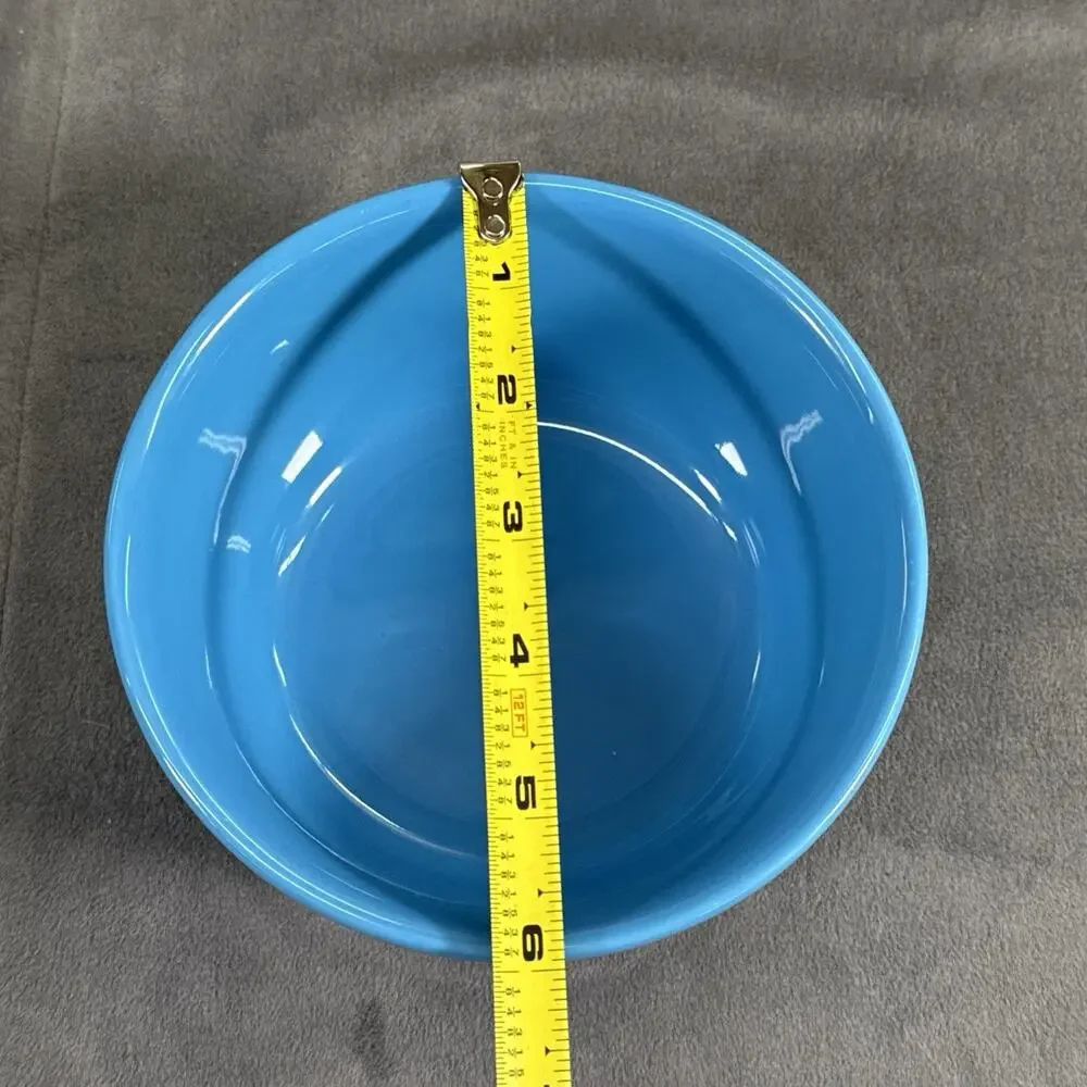 NEW Fiestaware Peackcock Blue Retired Color GUSTO 28 oz Bowl Bnfts Charity